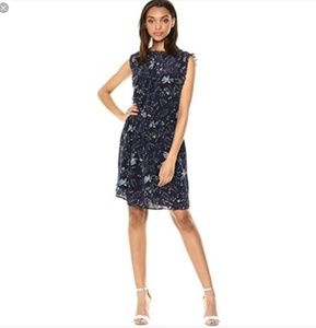 Velvet by Graham& Spencer Blue Raelynn print dress
